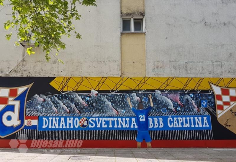 Čapljina dobila novi mural Bad Blue Boysa